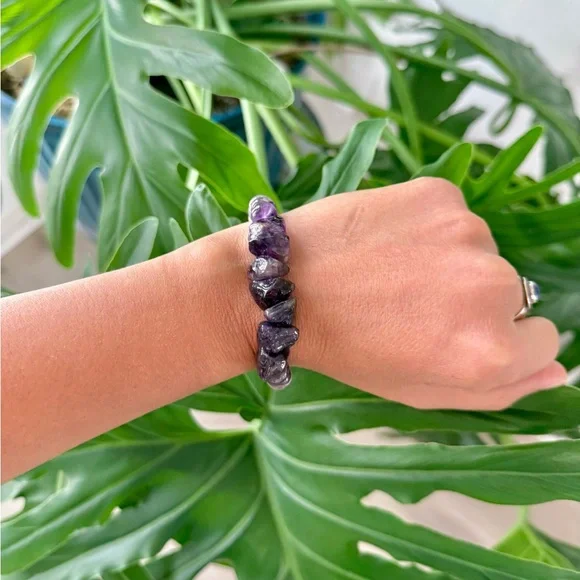 Amethyst & Amazonite Bracelet (one) - Picture 3 of 7